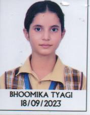 9th BHOOMIKA TYAGI